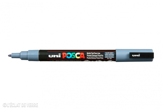 Marqueur Posca pointe conique trait fin Gris ardoise