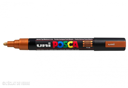 Marqueur Posca pointe conique trait moyen Bronze
