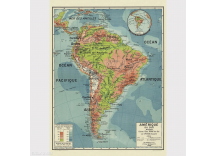 Carte scolaire Amerique du sud